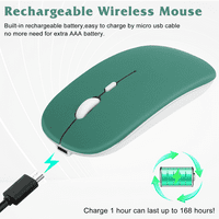 2.4GHz i Bluetooth punjivi miš za vivo Y 5G Bluetooth bežični miš dizajniran za laptop MAC iPad Pro