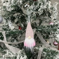 Popust Božićni bez lica GNOME Santa Xmas Tree Viseći ukras za lutke ornament