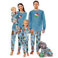 Toddler Božić pidžama Organski pamuk PJS Holiday pidžame veličine djece djece-odrasli-psi, onesies,