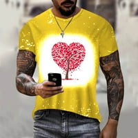 Love Tree Mahune za muškarce Ležerne prilike velike i visoke obične grafičke majice Ljeto kratki rukav