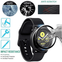 3D zakrivljeni zaštitni ekran kompatibilan sa Samsung Galaxy Watch Active Smart Watch Soft HD prozirni TPU zaštitni film [Potpuni poklopac] [Dodirnite] [Anti-Scratch]