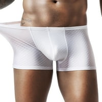 Muški bokseri gaćama ljetne tanke prozirne slane svilene boksere prozračne struke ne-trace pantalone