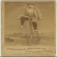 Kartica 40 iz djevojke Biciklisti serija za Virginia Brights cigarete