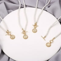 Biserna ogrlica za žene Dainty Početni ogrlica nakit pokloni za žene