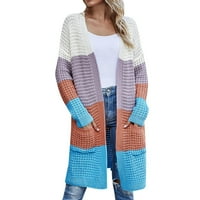 Kardigan za žene Ženska jesen i zimski pleteni kardigan labav veličina Slatki džemper kaput padaju za