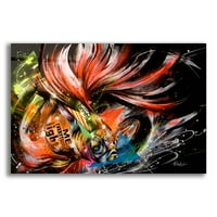 Epic Art 'Hikari do Kage' by Taka Sudo, akril staklena zida Art, 24 x16