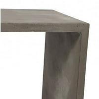 Benjara Savremeni parsons stil betona krajnji sto, siva