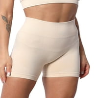 Sanviglor Women Yoga kratke hlače Tummy Control Workout Short Hlače Visoko struk gamaše Atletski mini