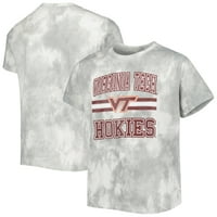 Mladi siva Virginia Tech Hokies Tie-Dye majica