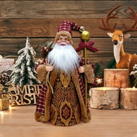 Božićni poklon sa laganom muzikom Big Santa Claus Slika Božićne električne santa plišane igračke klauzula