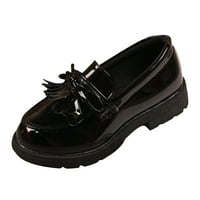 DMQupv Cipele Toddler Loafer Tassel Bow školske haljine za djevojke Dječačke veličine cipele cipele