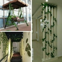 ANNA Umjetna viseća biljka zelenilo vinološka list Garland Lažni Fau Domaći dekor, objesite ga na zid,