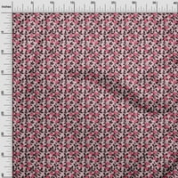 Onuone pamučne poplinske ružičaste tkanine cvjetni obrtni projekti Dekor tkanina tiskano od dvorišta