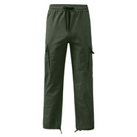 CLLIOS teretni hlače za muškarce velike i visoke multi džepove hlače rade taktičke pantalone teretane