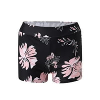 Ženske kratke hlače od plaže visoke struke Odštampani kupaći deblica Ljetne zveške kratke hlače Lounge