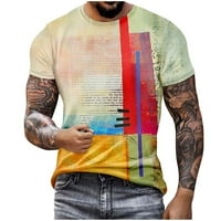 Košulje za muškarce čišćenje muška moda casual 3D digitalni ispis Sportski kratki rukav Summer Ležerne