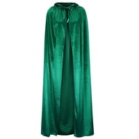 Dadaria Halloween Casual Party Solid Retro gotički kapuljač s pozornicom Outfit Top Army Green L, žene