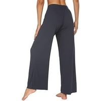 Žene Ležerne prilike pune boje Udobne pidžame široke noge dugih elastičnih joga hlača