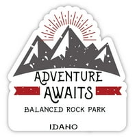 Balanced Rock Park Idaho Suvenir Vinil naljepnica za naljepnicu Avantura čeka dizajn