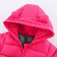 Toddler Kids Baby Boys Djevojke Zimska topla jakna Outerwear Pismovi uši kapute kapuljače za 6 mjeseci
