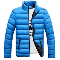 Zimski zip kaput, ležerni dizajn zaglog postolja, tanka montažna jakna za odjeću top bluza