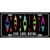 Glavni LP- in. Live Love Kayak Metal Licfering Plate