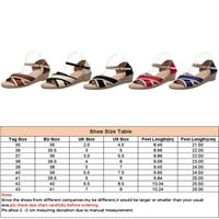 Ymiytan ženske cipele gležnjače Espadrilles Sandal Open Toe Wedge Sandals Rad Comfy Ležerne kofer smeđe 9