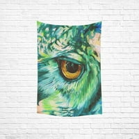 Zidne umjetničke sova oči viseće zidne tapiserije