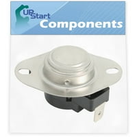 Sušilica za termostat za Whirlpool LER3624BW sušilica - kompatibilan sa WP visokim graničnim termostatom - Upstart Components Brand