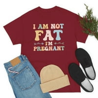 ObiteljskoPop LLC I 'M NO ne debela sam trudna majica Nova mama Thirt Funny Majica Trudnoća Priključak