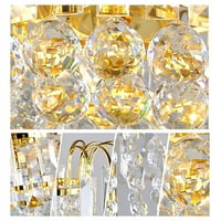 K Crystal Luster Moderna luksuzna privjesna svjetiljka stropna svjetiljka učvršćeni zlato