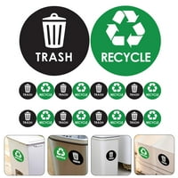 Postavite smeće Kan za recikliranje naljepnica za otpad Naljepnica za sortiranje naljepnica za recikliranje