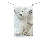Polarni medvjedi za kupanje ručnik ručnika za ručnik za ručnik za tuširanje