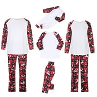 Zimska kuća Picks Porodicni božićni pidžami Postavi Ležerne prilike Xmas Odeća Santa Spavaće noćna odjeća