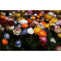 Dekorativni cvjetni umjetni cvjetovi svileni perzijski ranunculus, pogodan za osnovne ukrase, vjenčanja,