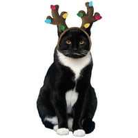 Pet Cat Dog Weindeer rožnjak božićna glava m l kostim