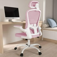 Uredska stolica, stolica za ergonomsku stolu visokog leđa, prozračna stolica za disanje s podesivom lumbalnom podrškom i naslonom za glavu, okretna stolica za zadatak s prekrivačem za ruke, izvršna stolica za kućnu kancelariju