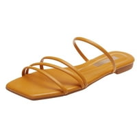 BOHO Slide Sandale za žene Djevojke Dressingy Low Wedge Thong Sandals Casual Prsten Prsten Ravne sandale