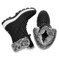 Engtoy ženske čizme za snijeg zime tople cipele vodootporne udobne srednje teleće ženske cipele na otvorenom