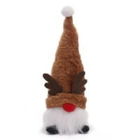 Užareni božićni gnome ukras, santa snjegović ELF švedski Gnomes Dwarf ukras, bez lica za božićnu zabavu