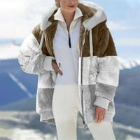 Loopsun Žene Ljetna ušteda Odjeća za zimske kapute, modna ženska topla jakna FAU kaput zimski patentni