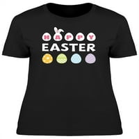 Slatka pastelna jaja sretna uskrsna majica žena -image by shutterstock, ženska XX-velika