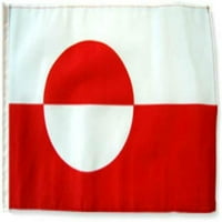 12 X18 Greenland rukav zastava za obveznica VRT VRT Premium Vivid Color i UV Fade Najbolje bašte Vanjska