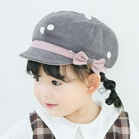 Dječja dot uzorka klasična retro stil dječje modne kape za dijete Djevojke Jesen Jesen Bowknot Berets