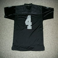 Neintred Derek Carr Jersey # Las Vegas Custom Prošičene crne nogomete Nove marke Nema marki Logos Veličine S-3XL