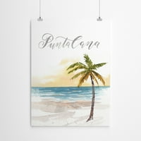 AmericanFlat Punta Cana by Cami Monet Poster Art Print