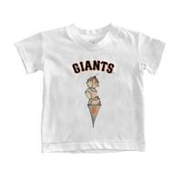 Mladišta Tiny Turpap White San Francisco Giants Triple Scoop majica