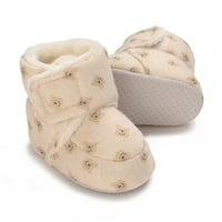 Baby Boy Girl Jesen Zimske čizme Cipele Non Skid Mekan jedini topli za dijete za dijete