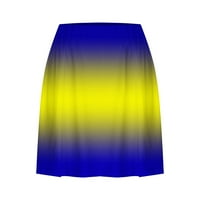 Joau ženske suknje za tenis Dvostruki sloj visokog struka unutrašnje kratke hlače protiv ekspozicije