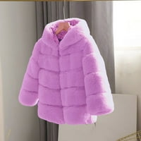 GUBOTARE zimski kaputi za djevojke Modna zimska dječja dječja ovratnica Soild Jackets toplo